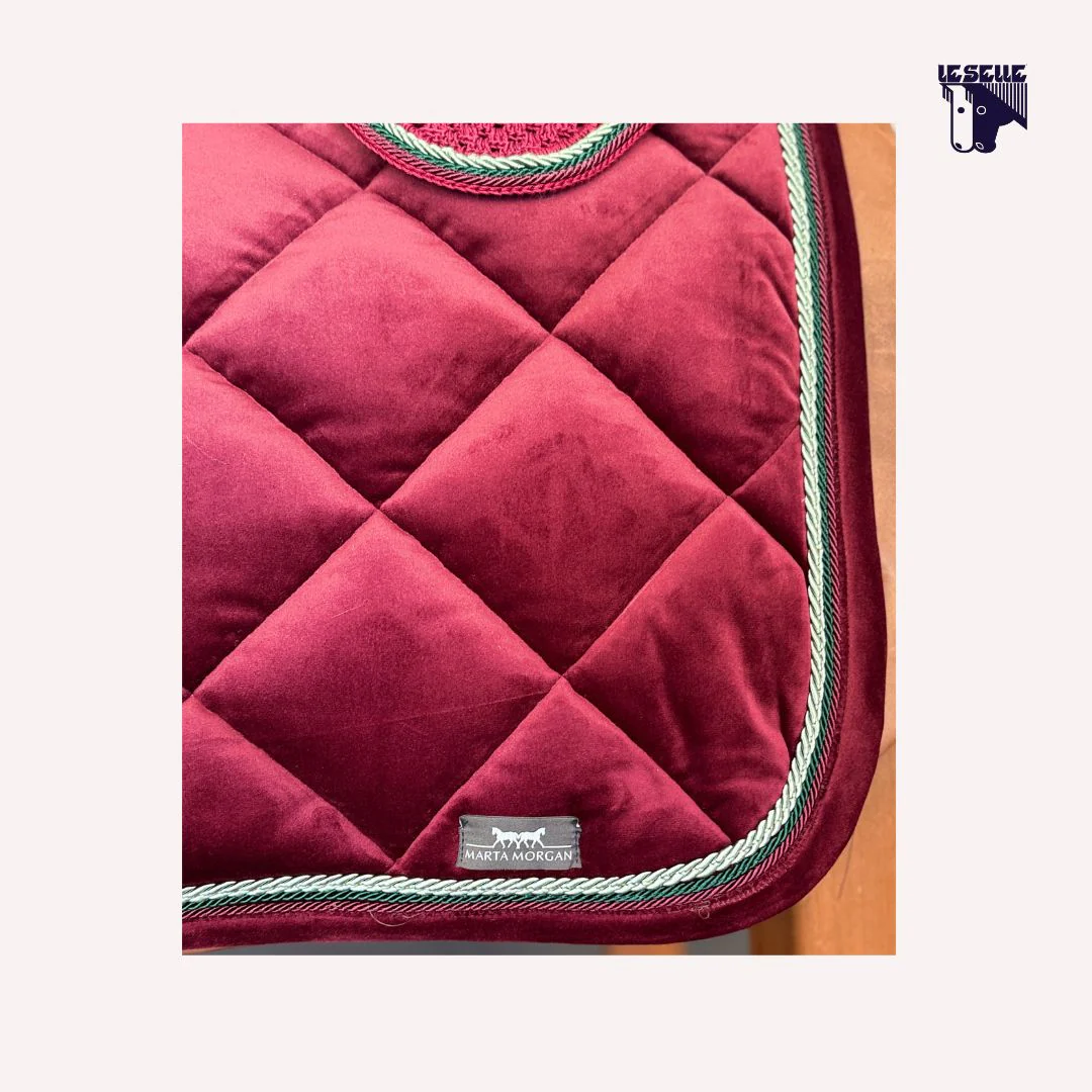 COMPLETO MARTA MORGAN VELLUTO - BORDEAUX - immagine 6