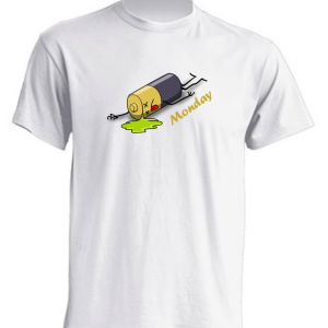 T-Shirt divertente unisex “Lunedì”