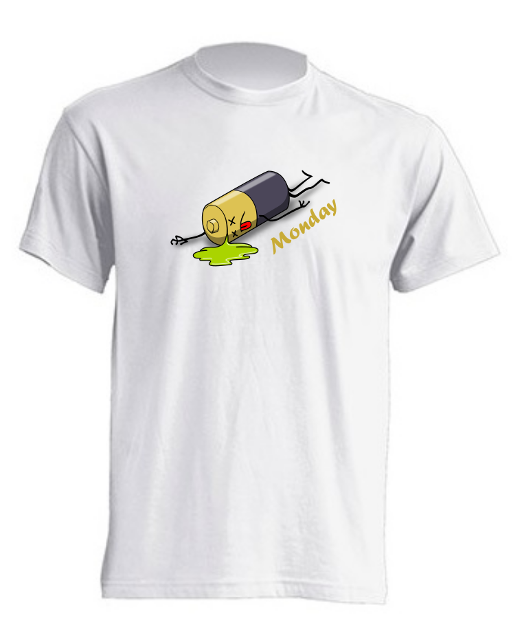 T-Shirt divertente unisex “Lunedì” - immagine 2