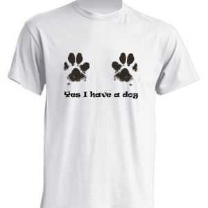 T-Shirt simpatica unisex “Si ho un cane”