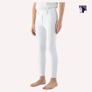LEGGINGS UNISEX EQUILINE CUNIX - BIANCO