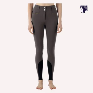 PANTALONI EQUILINE CRYSTALEF - FANGO