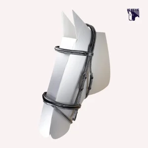 TESTIERA SILVER CROWN  - NERO