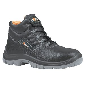 SCARPA ALTA PELLE NERA ANACONDA S1P RS