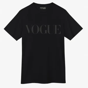 VOGUE T-Shirt Black Tonal Logo