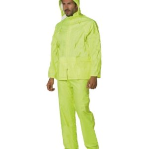 Completo impermeabile poliestere giallo