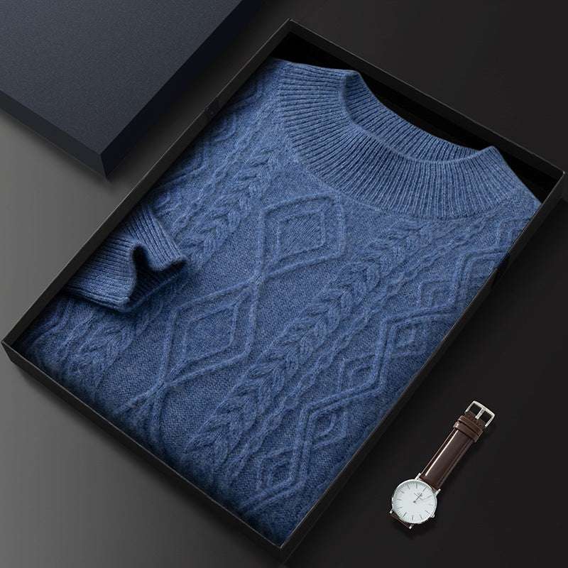 Maglione Girocollo con Trecce in Cashmere - Old Money® - immagine 7