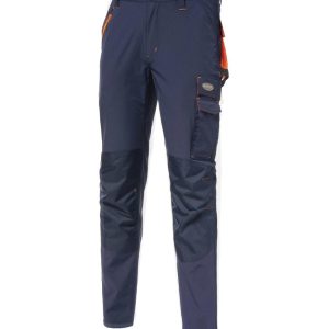 Pantalone stretch blu / arancio 140gr.