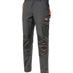 Pantalone stretch grigio / arancio 140gr.