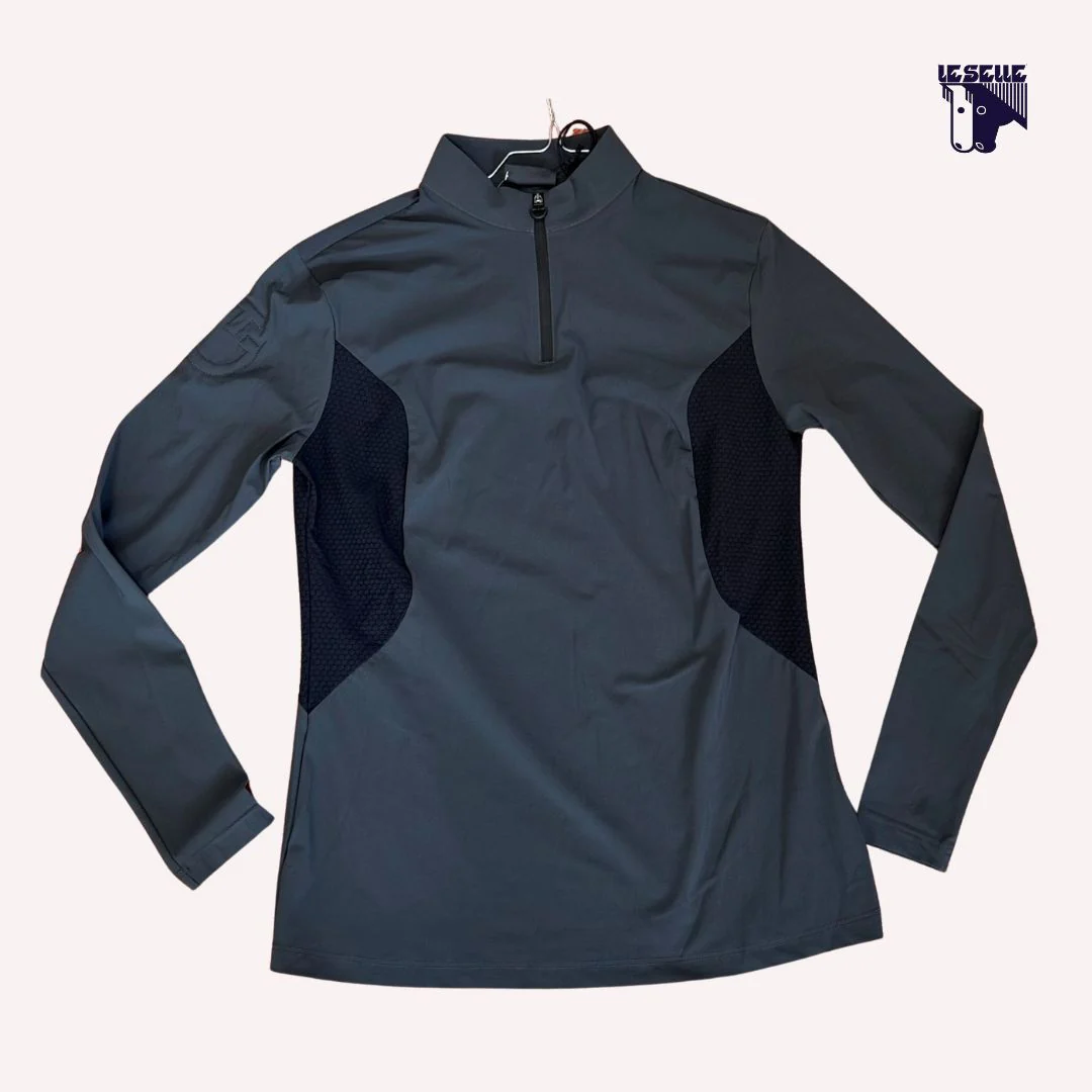 POLO CAVALLERIA TOSCANA PERFORATED JERSEY TURTLENECK