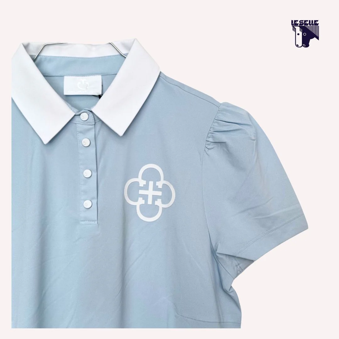 POLO CAVALLERIA TOSCANA LIGHTWIGHT PIQUè PUFF SLEEVE - immagine 3