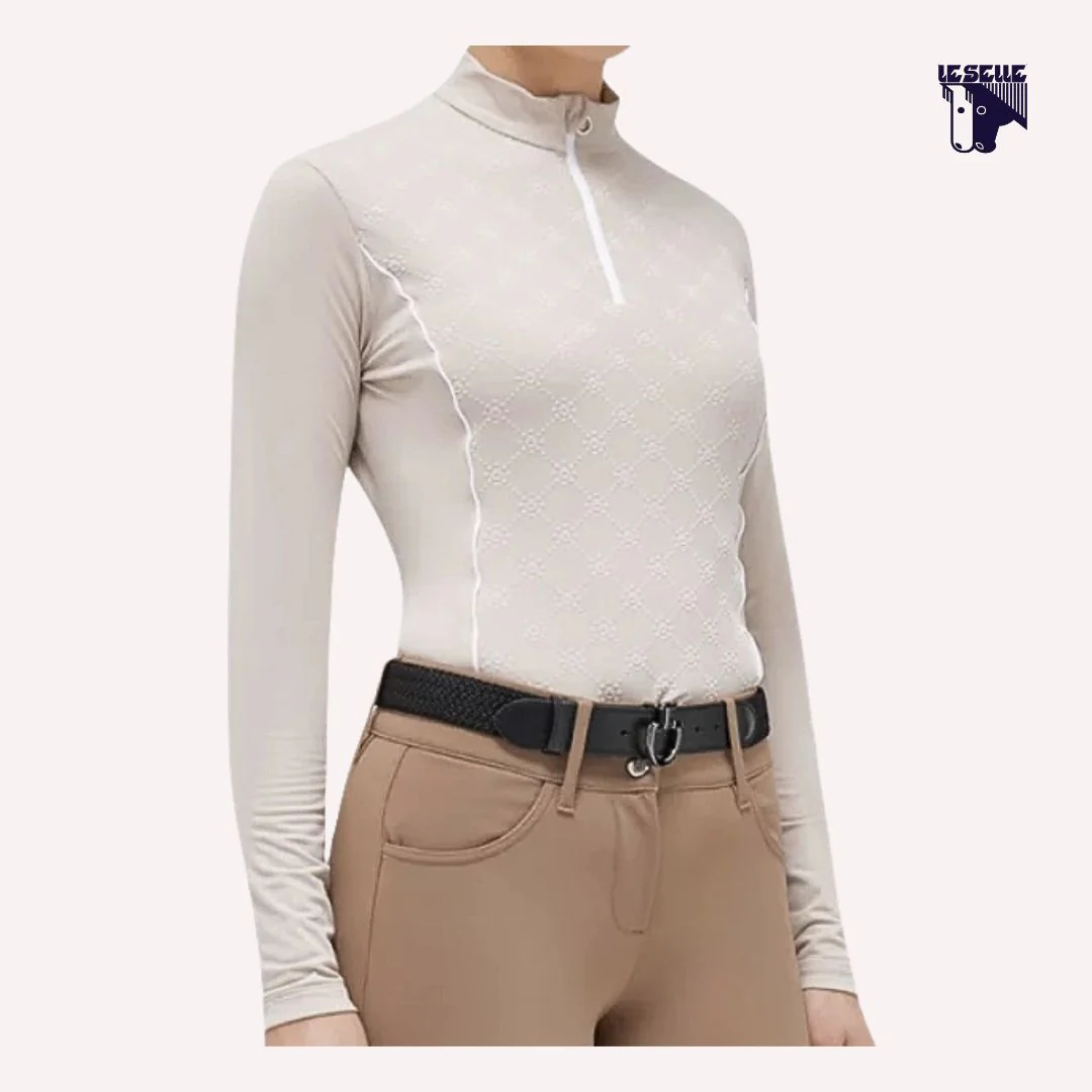 TRAINING TOP CAVALLERIA TOSCANA HALF ZIP - immagine 2