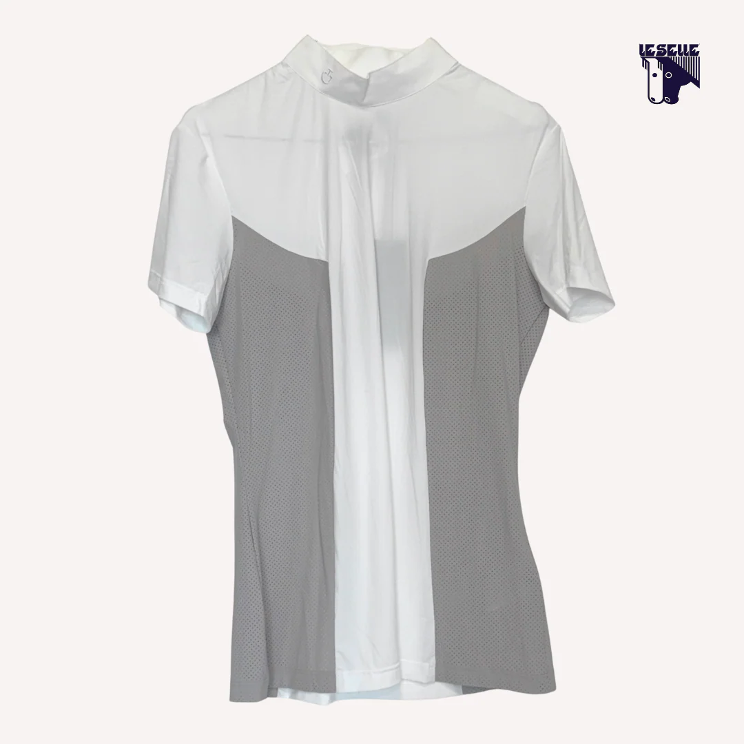 POLO CAVALLERIA TOSCANA JERSEY PERFORATED INSERTS - immagine 2