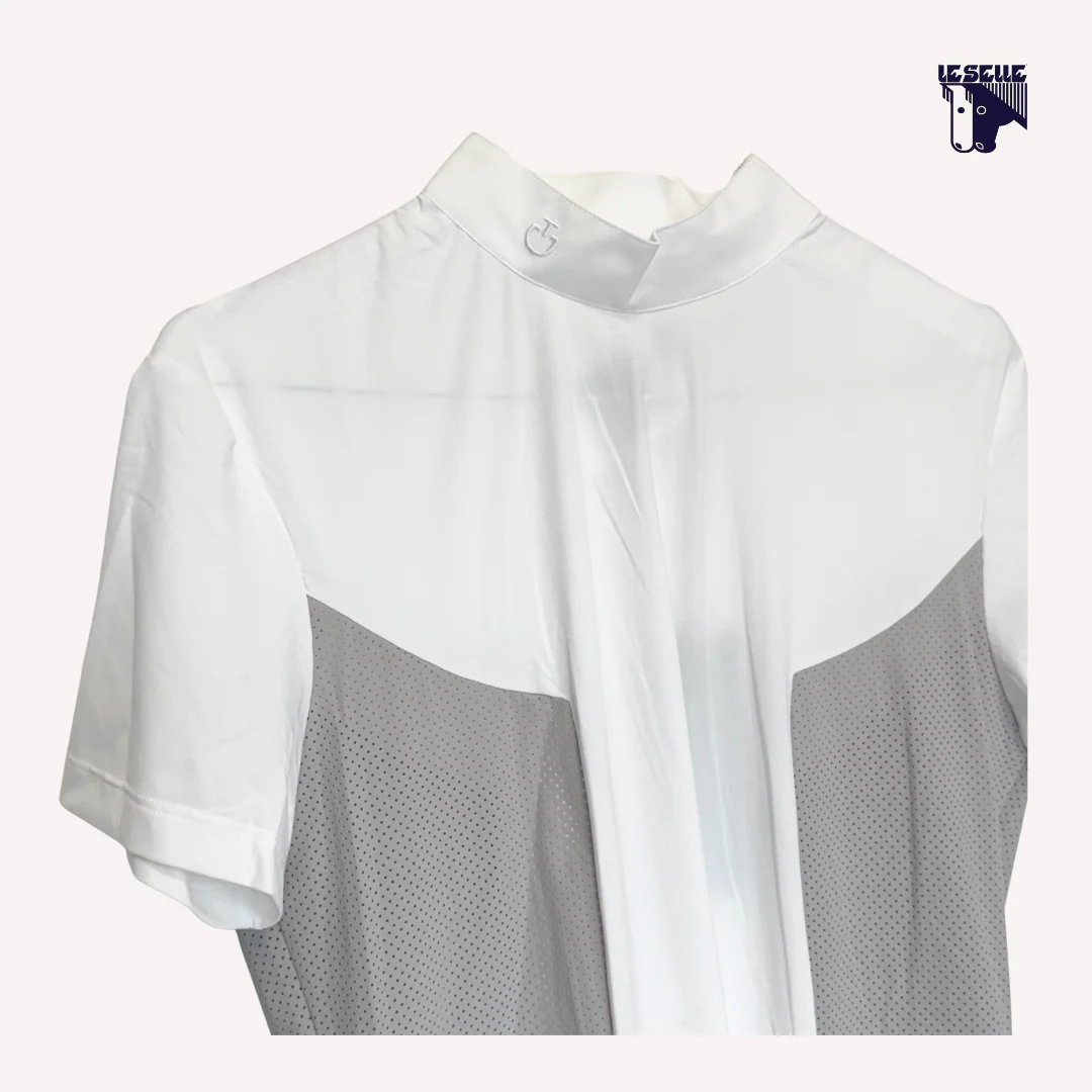 POLO CAVALLERIA TOSCANA JERSEY PERFORATED INSERTS - immagine 3