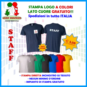 OFFERTA T-SHIRT STAFF PERSONALIZZATA
