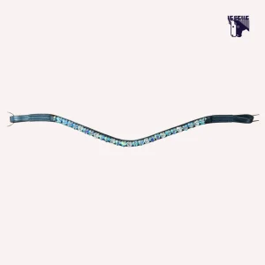 FRONTALINO SILVERLINE TACK - AZZURRO