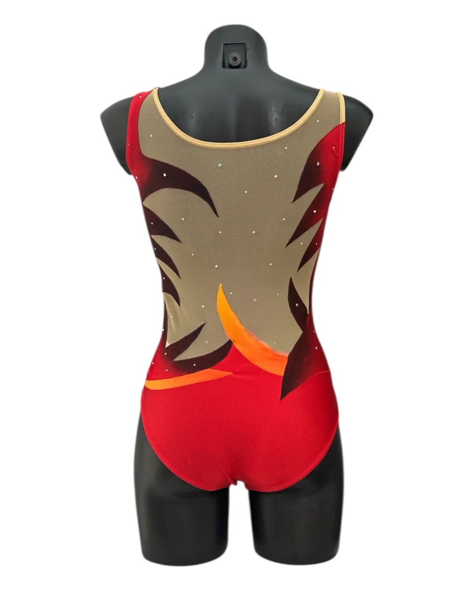 Costume Chloè rosso tg L - immagine 3