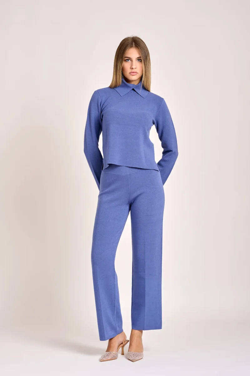 Pantalone Viscosa Lago