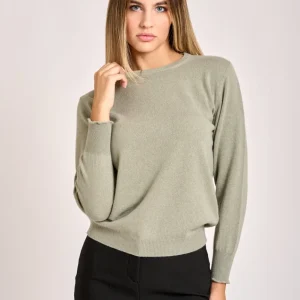 Girocollo Seta Salvia