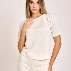 Maglia Girocollo Bianco