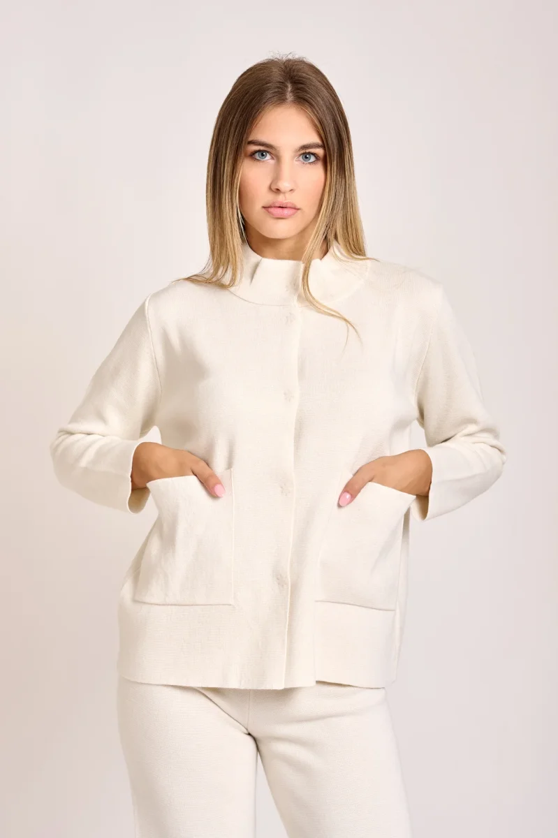 Giacca Tascone Latte