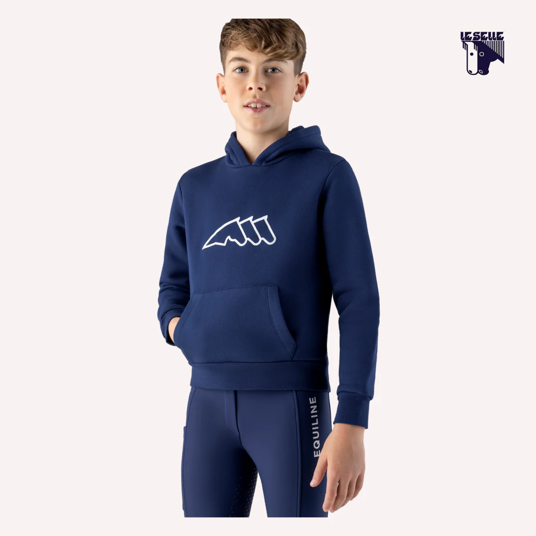 FELPA BIMBO EQUILINE CAPUC - NAVY PEONY - immagine 3