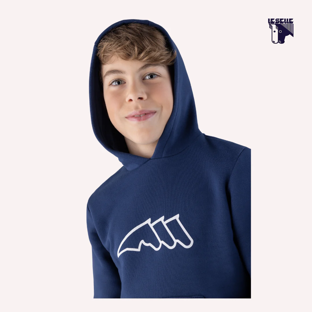 FELPA BIMBO EQUILINE CAPUC - NAVY PEONY - immagine 4