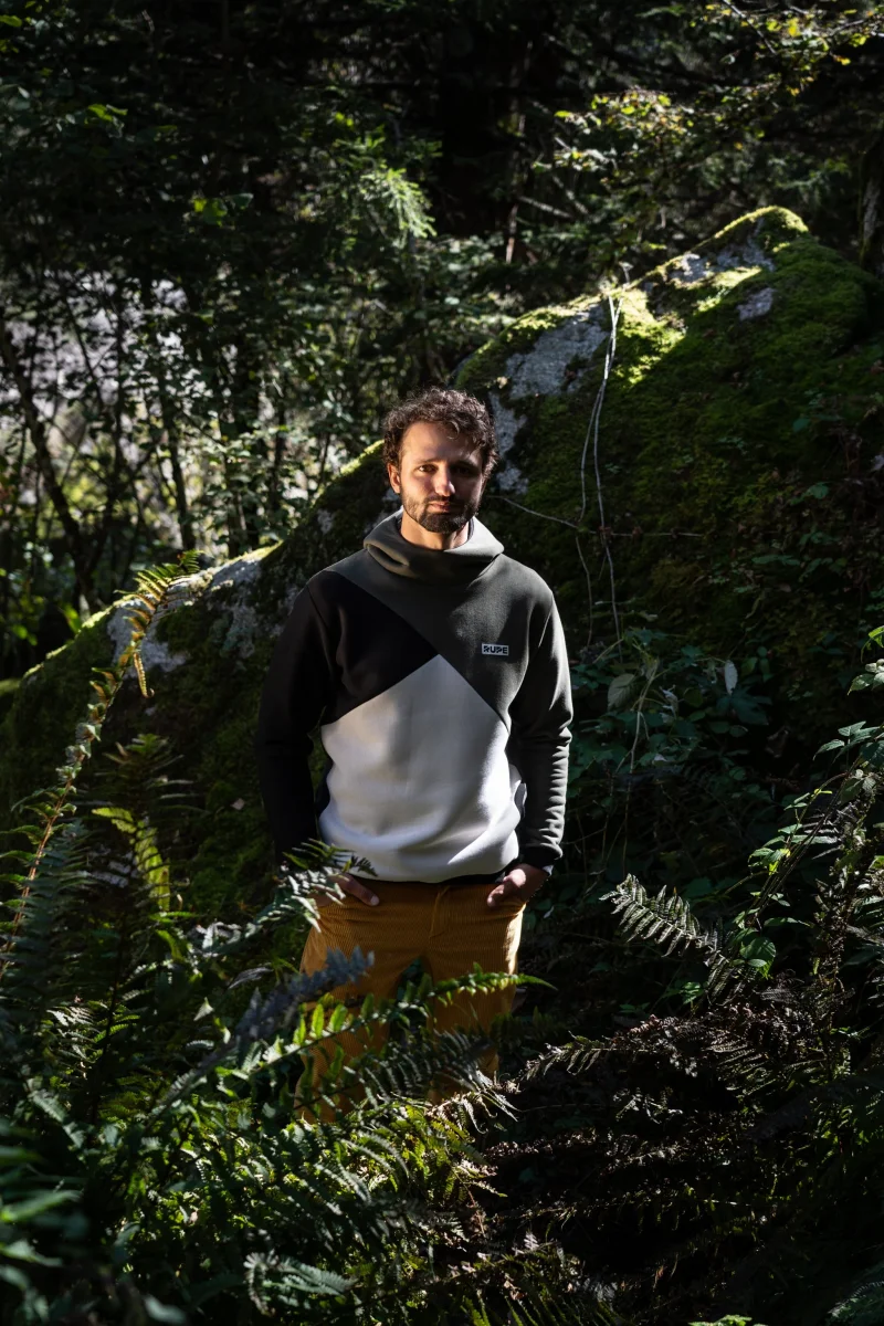 Felpa tre colori con Cappuccio - Unisex - Tuareg - immagine 5