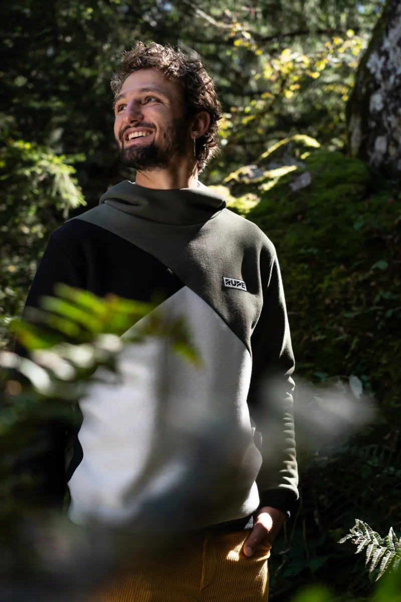 Felpa tre colori con Cappuccio - Unisex - Tuareg - immagine 6