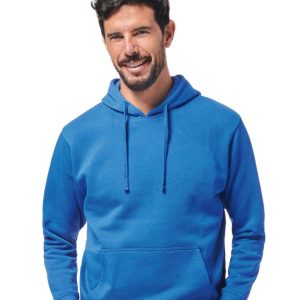 Felpa cotone con cappuccio royal