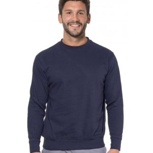 Felpa girocollo blu navy