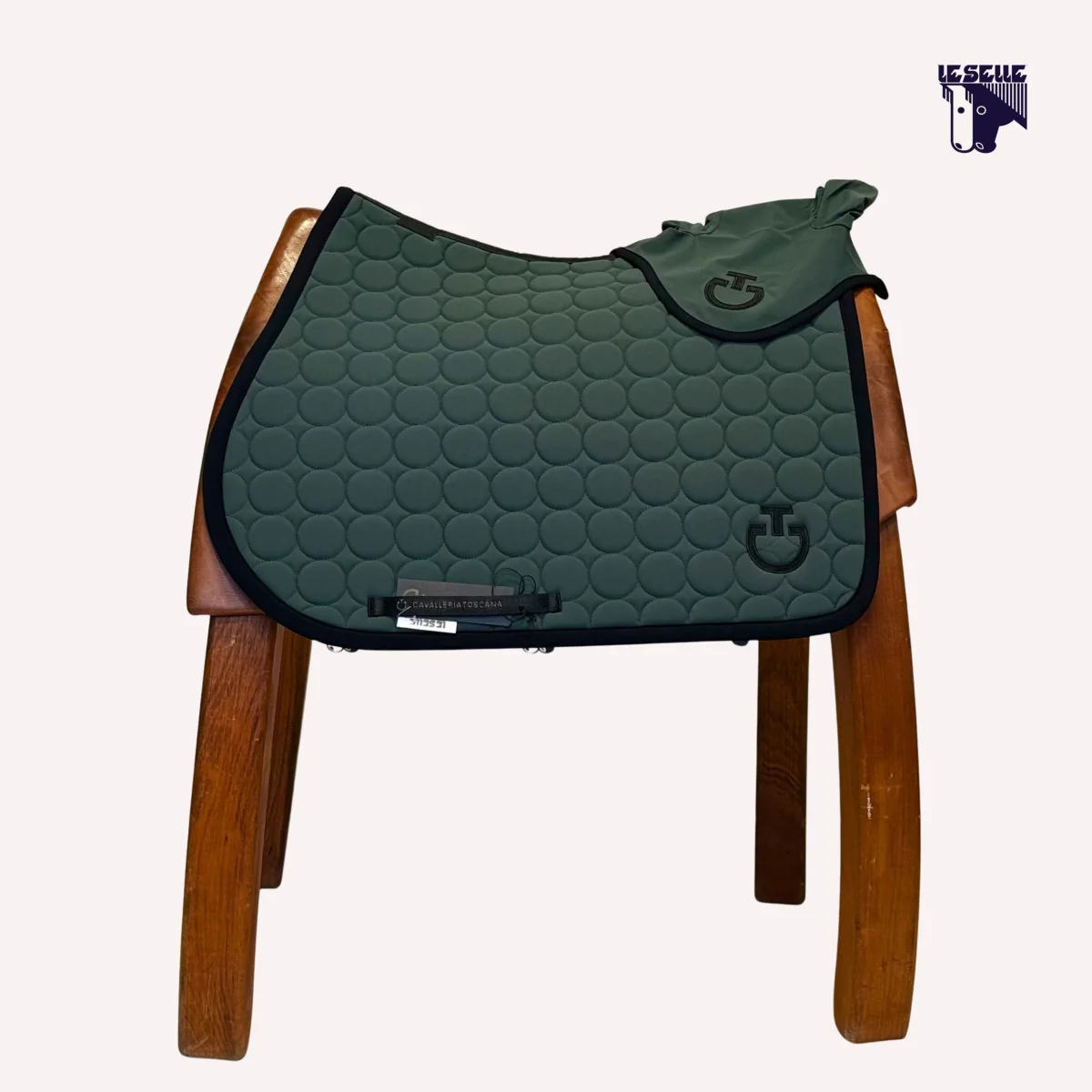 COMPLETO CAVALLERIA TOSCANA CIRCLE QUILTED - VERDE - immagine 2