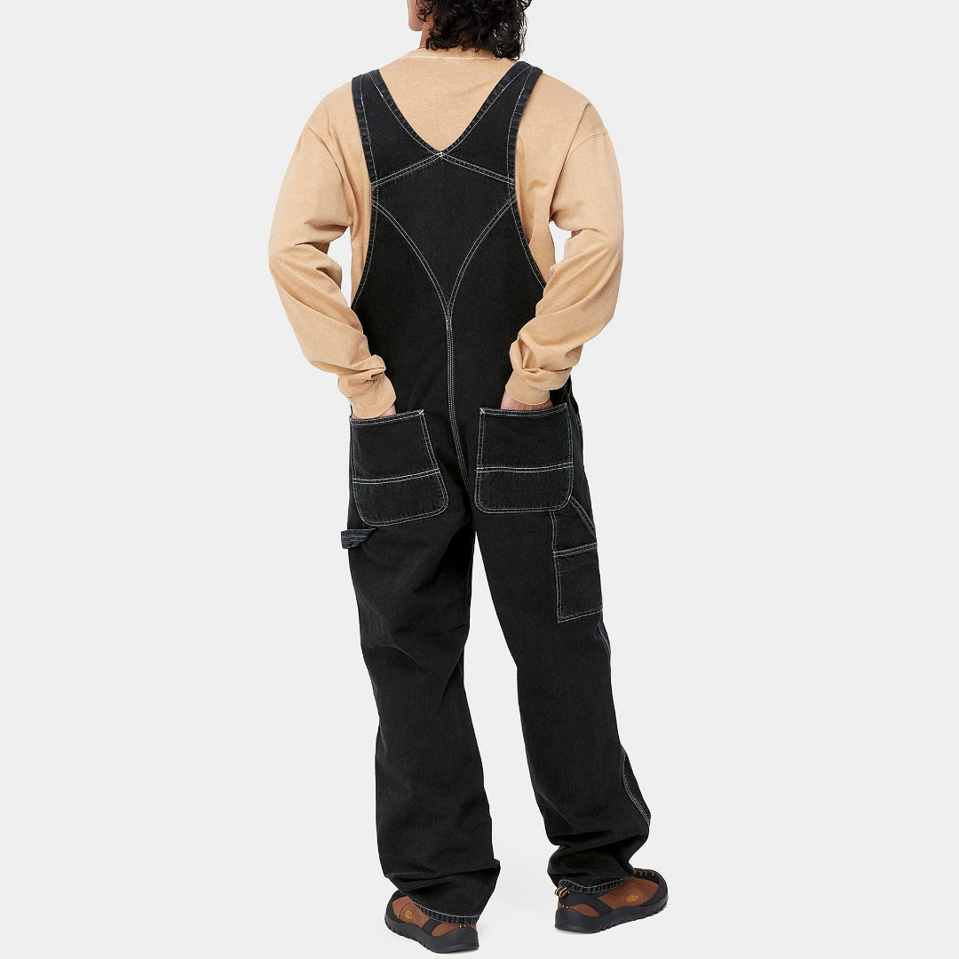 Salopette Carhartt WIP Bib Overall Black - immagine 3