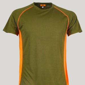 T-shirt elasticizzata con dettagli alta visibilità RS Hunting B1