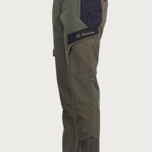 Pantalone idrorepellente verde trattamento teflon RS Hunting T106