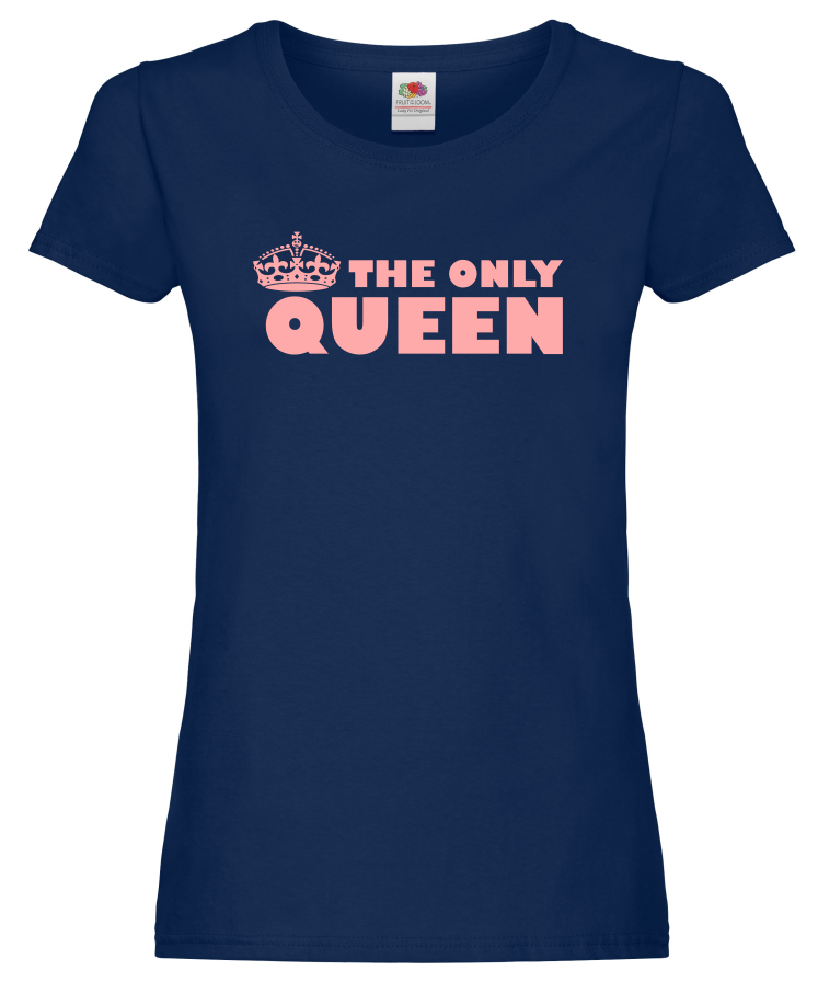 T-Shirt simpatica da donna “L’unica regina” - immagine 8