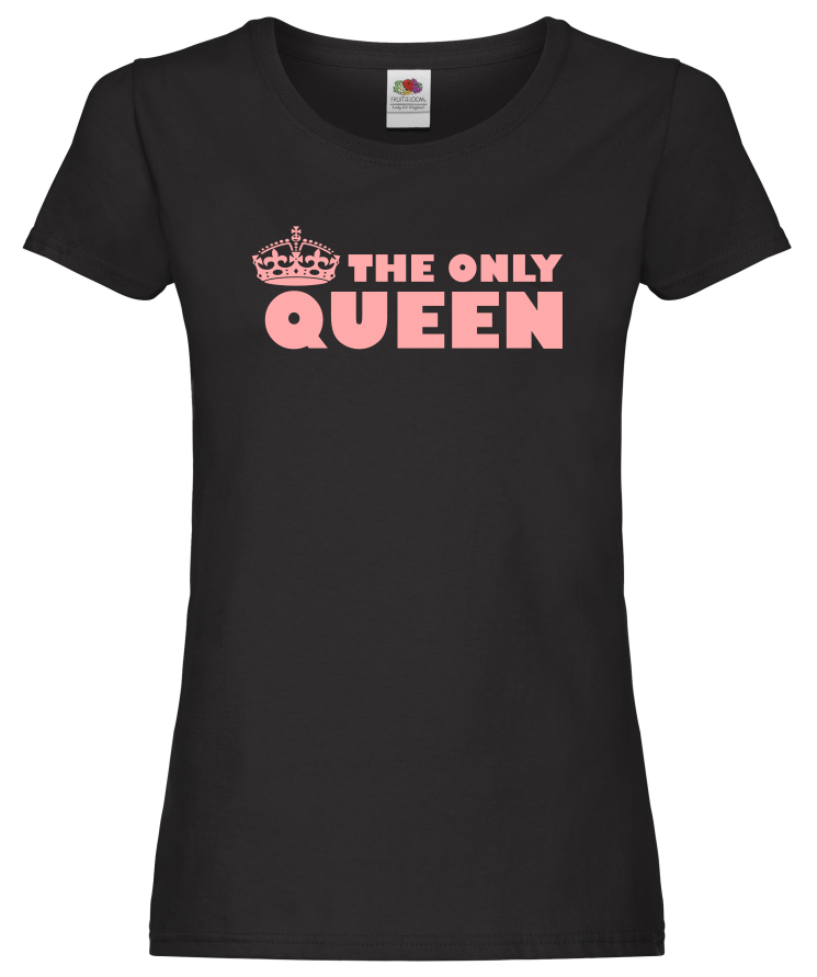 T-Shirt simpatica da donna “L’unica regina” - immagine 7