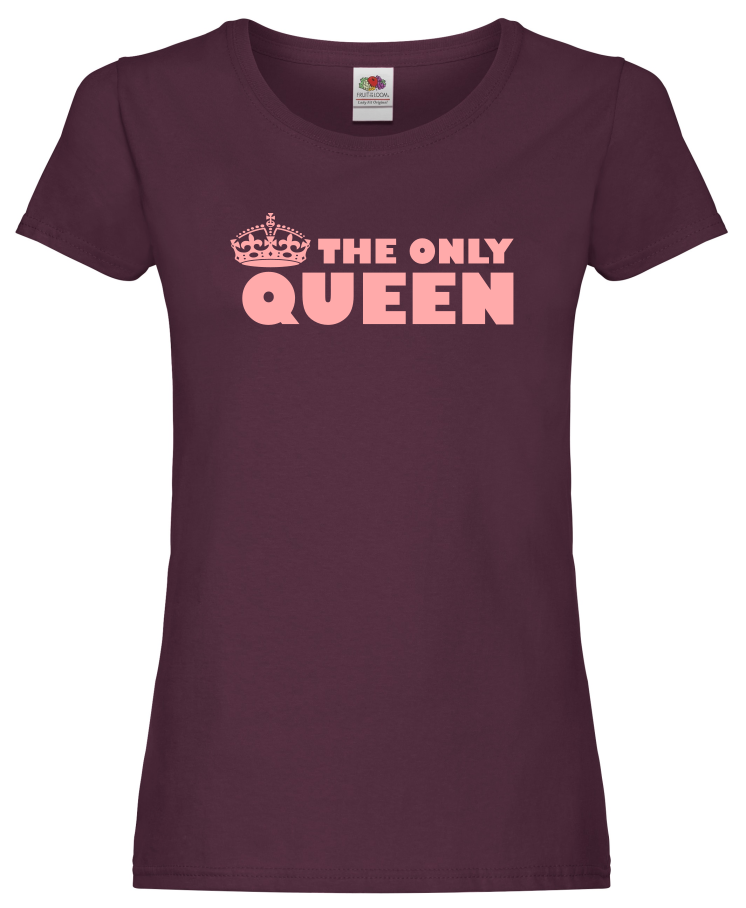 T-Shirt simpatica da donna “L’unica regina” - immagine 6