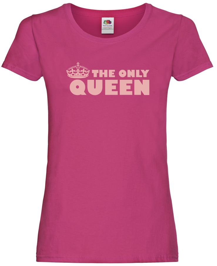 T-Shirt simpatica da donna “L’unica regina” - immagine 2