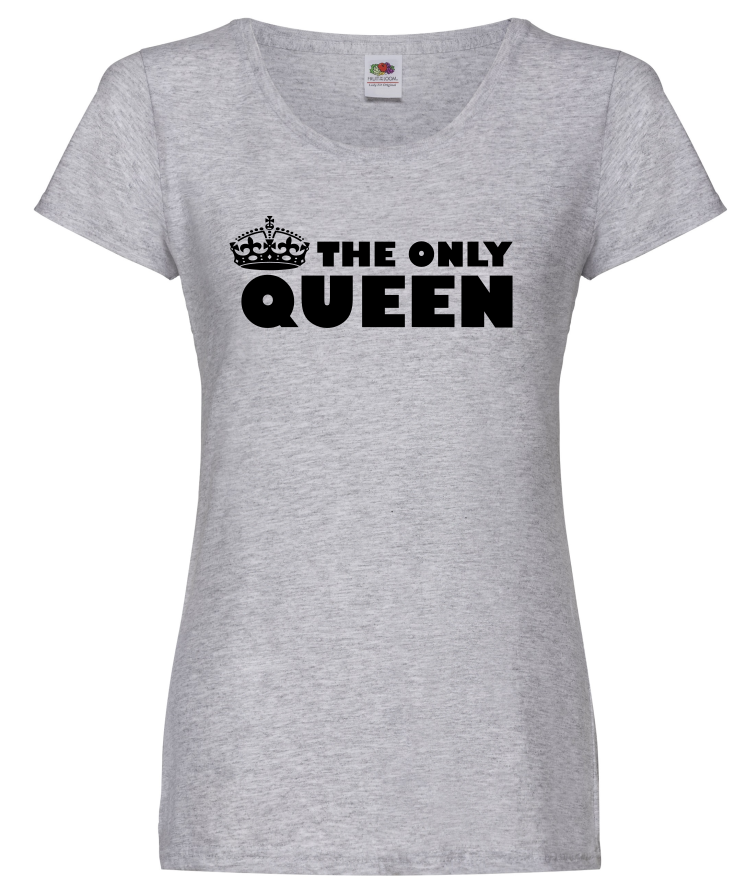 T-Shirt simpatica da donna “L’unica regina” - immagine 5