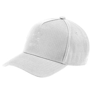 Cappellino bianco con visiera