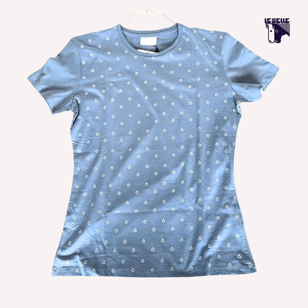 T-SHIRT CAVALLERIA TOSCANA FLOCK COTTON