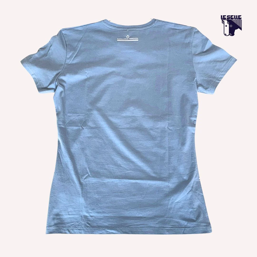 T-SHIRT CAVALLERIA TOSCANA FLOCK COTTON - immagine 3