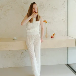 Fine Cotton Crochet Pants
