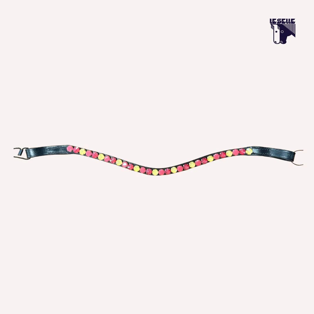 FRONTALINO SILVERLINE TACK - FRAGOLA - immagine 2
