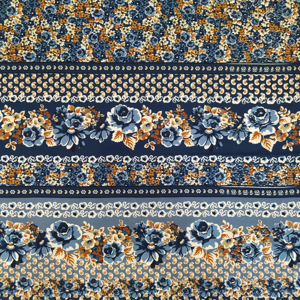 Tessuto invernale per camicia donna su misura floreale - immagine 3