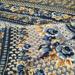 Tessuto invernale per camicia donna su misura floreale