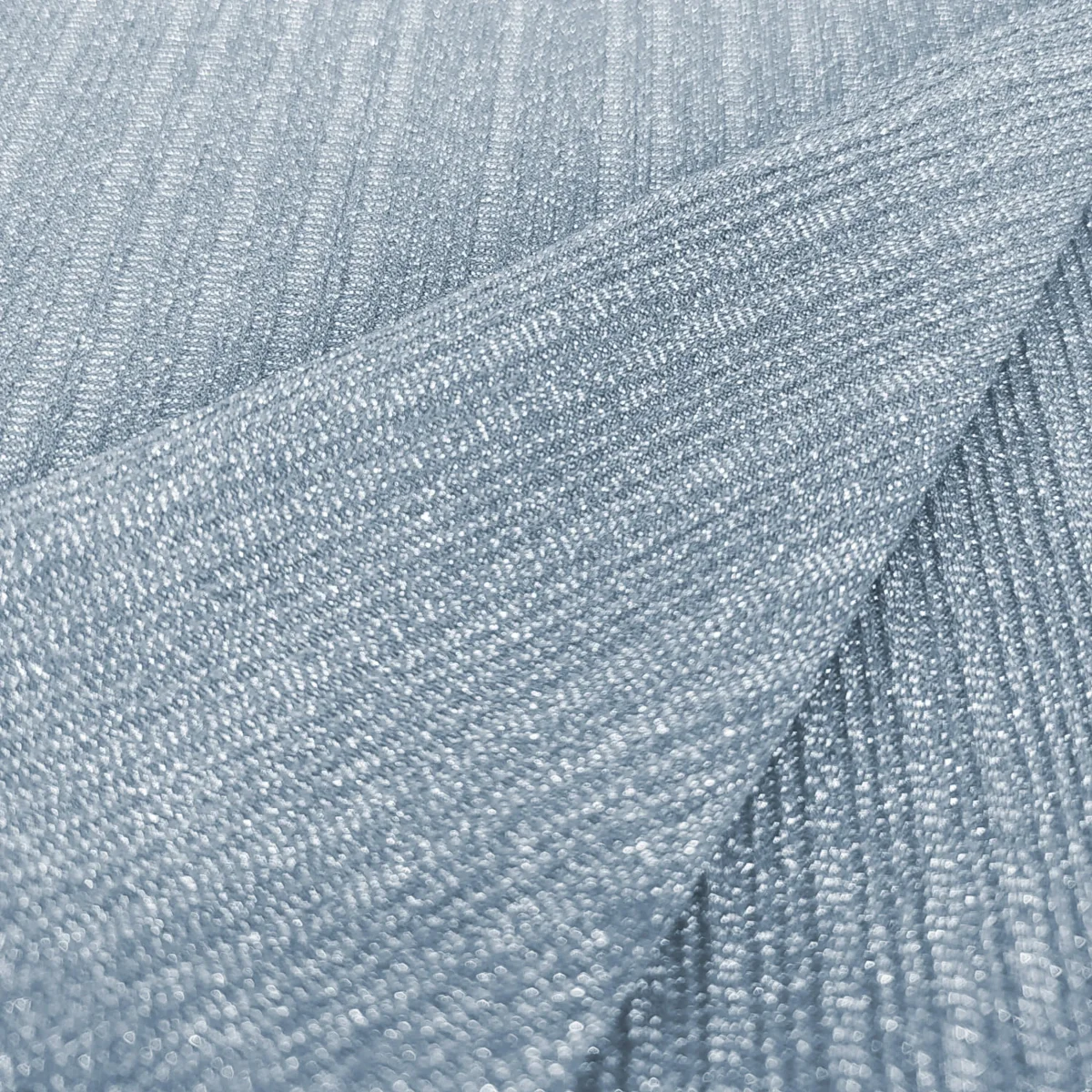 Tessuto maglia di viscosa glitter per maglieria artigianale - immagine 4