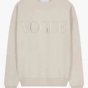 VOGUE Sweatshirt Sandshell Embroidered Logo