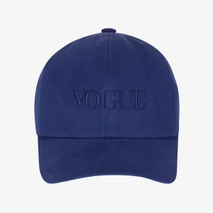 VOGUE Cap Dark Blue Embroidered Logo